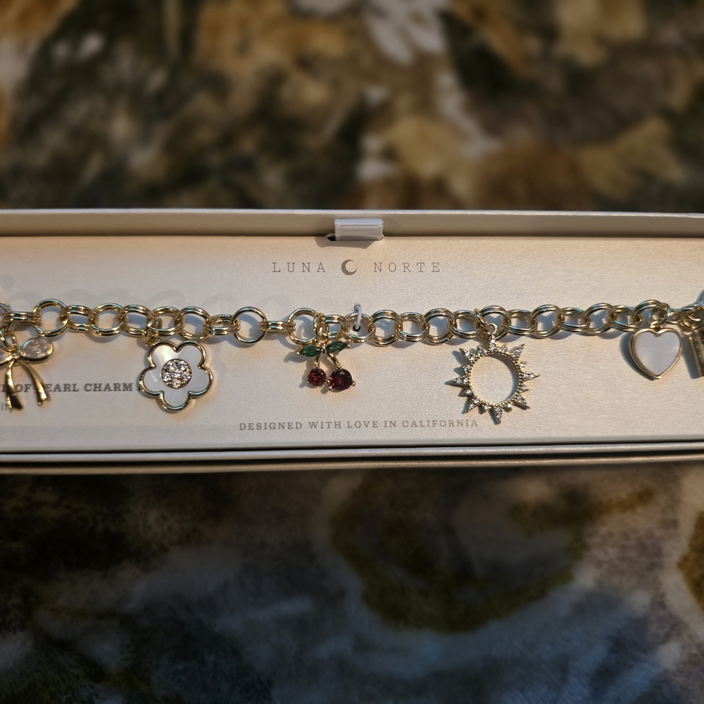Luna Norte Gold Charm Bracelet